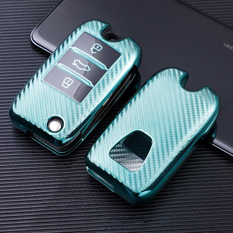 Roewe RX5/i6/ei6/erx5 TPU Soft Rubber Carbon Fiber Key Case Cover