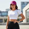 Sun Protection Summer Sun Hat Breathable Perforated Travel Sports Hat  For Women Men
