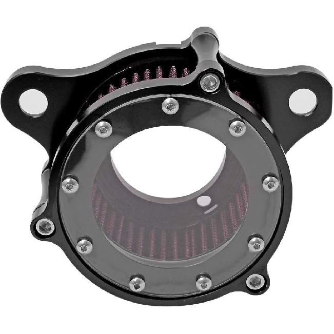 Air Cleaner Intake Filter System Kit Air Breather Compatible with Harley Davidson Sportster XL883 XL883N XL883R XL883P XL1200 XL1200L XL1200X Iron