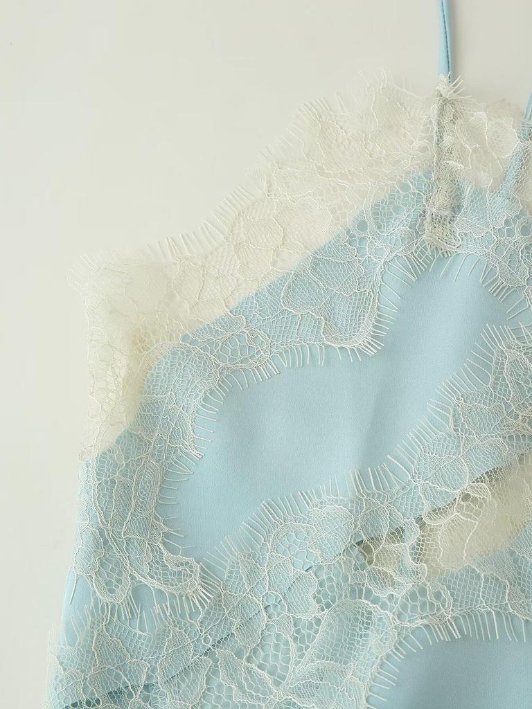 Trendy Sexy Lace Asymmetrical Dress for Women - European & American Style