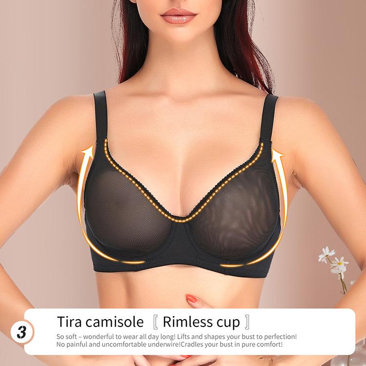 Cross Border Sexy Shaping Plus Size Bra, Underwire Push Up Thin Lingerie Foreign Trade Women Underwear
