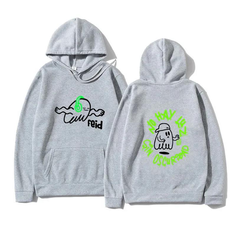Rapper Feid Ferxxo Mor No Le Temas Rinted Men Hoodie Brand Hoody Clothes Vintage Fashion Casual Unisex Long Sleeve
