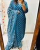 Indian Pakistani Designer Kurta Pant Dupatta Set Women Party Wear Bollywood Kurti Salwar Suit