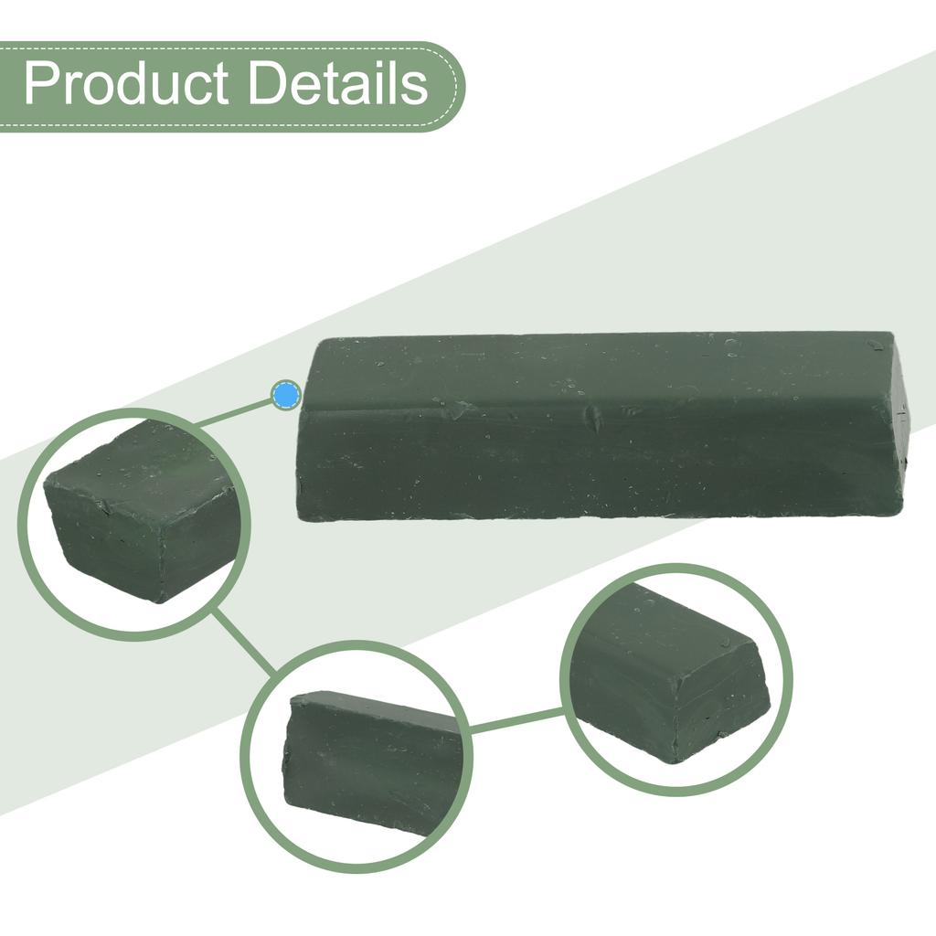 1pcs 112x34x25mm Green Polishing Paste Abrasive Paste Metals Polishing Wax Paste Polishing Compound Abrasive Paste