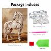 5D Pearl Kit Pearl Horse Arabian Design DIY Enamel Art for Living Room Bedroom Wall Decoration Handmade Gift