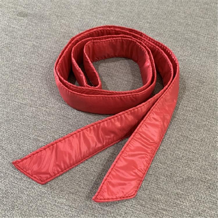 Solid Color Thin Belt Casual Solid Down Jacket Coat Decorative Waist Belt Bands