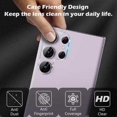 For Samsung Galaxy S23 Ultra One-Piece Phone Lens Film Clear Tempered Glass Lens Protector