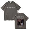 Crystal Castles Doppelseitig Bedruckte T-Shirts Unisex Wounisex Hip Hop Rock Übergroße T-Shirts Herren Gothic T-Shirt Unisexs Vintage T-Shirt B