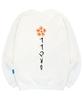 Ellamo Fleece-Lined Medium Petal Orange Sweatshirt Unisex Big Sizes S~4Xl