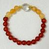 8mm Agate Beaded Bracelet for Women Natural Stone Bracelets Semi-Precious Gemstones Bangle DIY Jewelry Gifts