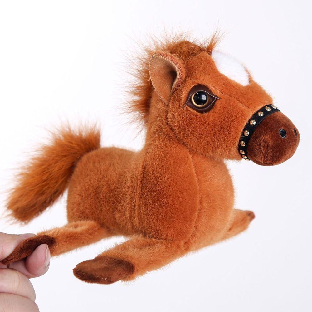 Soft Plush Doll Slap Bracelet Cute Doll Simulated Horse Doll Slap Bracelet Series  Christmas Toy