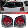 Car Rear Tail Light Cover Warning Light Housing Without Bulbs For Volkswagen VW POLO 9N 9N3 Hatchback 2006 - 2010 Without Bulb