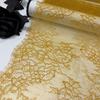 2.8m x 24cm French Chantilly Lace, Non-stretch Eyelash Mesh Lace Fabric for Sewing, Bra, Underwear, Lingerie, Dress, Garment, Crafting
