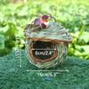 Natural Grass Weaved Bird Nest Handwoven Straw Bird Cage Bird Hut for Yard Decoration Outdoor Garden Hanging Nest Bird Accessory