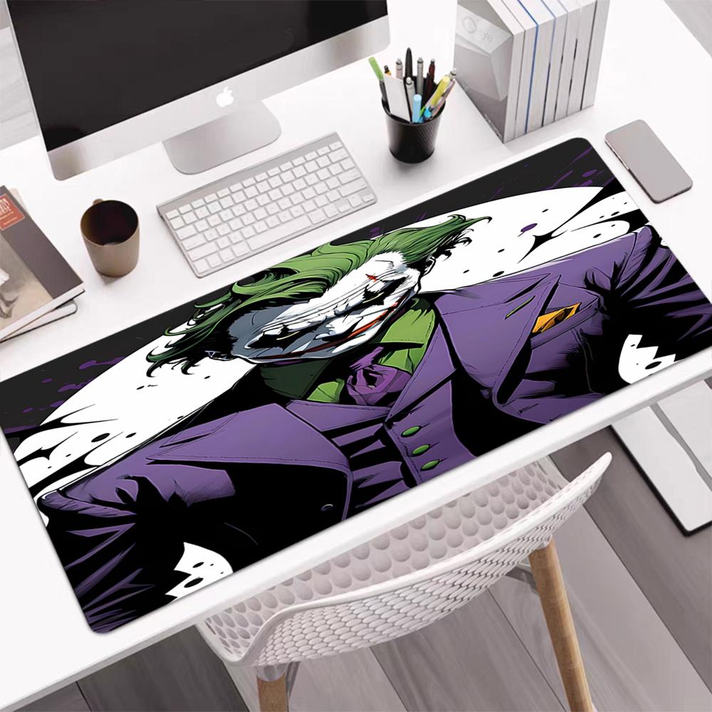 Joker Theme Mouse Pad, Non Slip Rubber Base, Multifunctional Office & Home Decor, Perfect for Workspace Personalization.