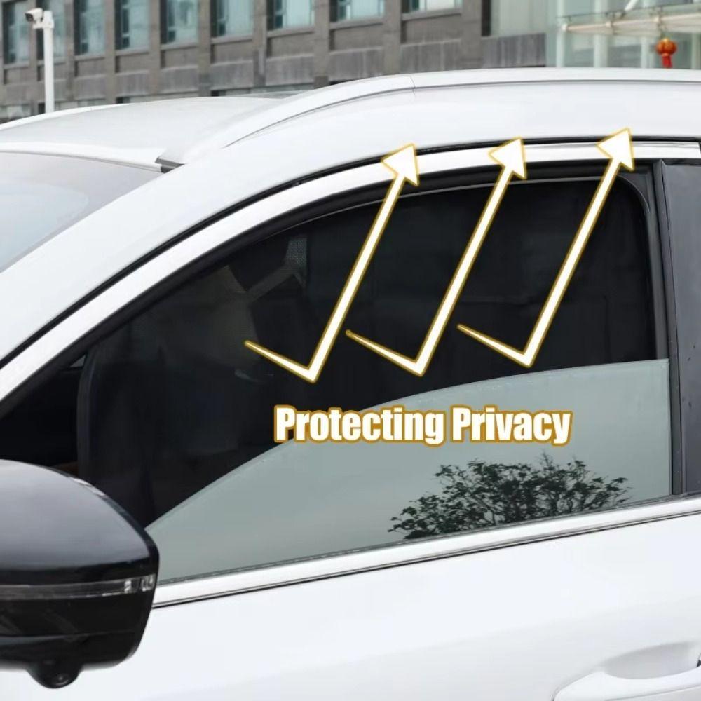 4 PCS Mesh Material Magnetic Car Sunshade Magnetic Design Car Privacy Shield  Rear Window