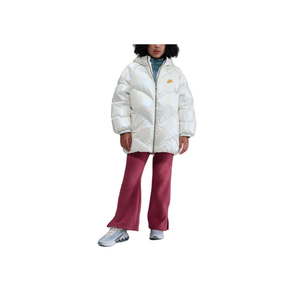 Nike Down Jacket Fashion Comfortable Skin-Friendly Hooded Duck Down Kids Kids jackets IQ9828-133
