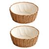 Willow Storage Basket Natural Fiber Container Handwoven Organizer For Home Decoration And Practical Use