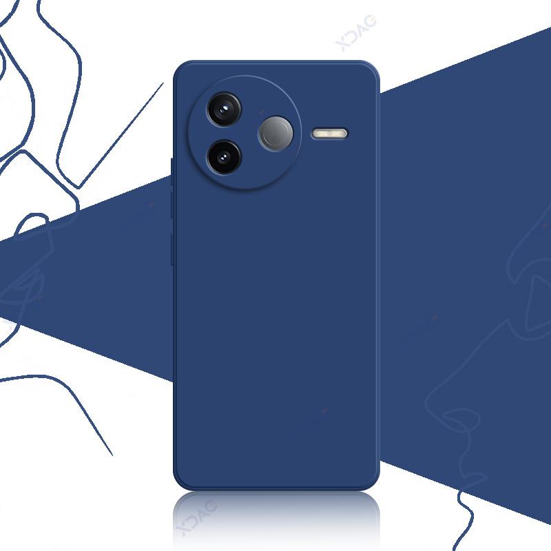 Mobile Phone Cases for Xiaomi Redmi K80 Pro 5G 6.67" RedmiK80 K80Pro 360 Soft Luxury Square Liquid Silicone Back Covers