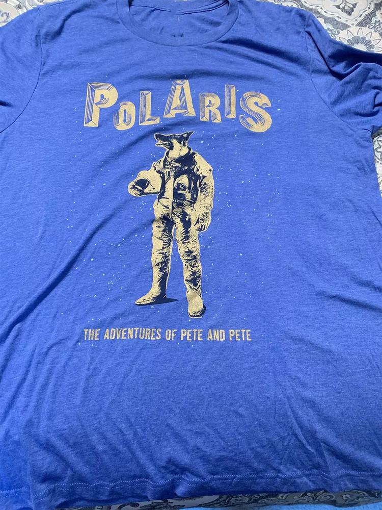 

Подарунок Polaris Band для фанатів Синя футболка Бавовняна Повний розмір AM423 Унісекс футболка XL