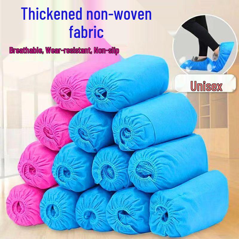 Thickened Blue Disposable Non-woven Shoe Covers