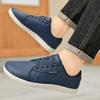 Men's Barefoot Shoes Fashion Wider Leather Casual Shoes Comfortable Walking Flats Luxury Men's Sneakers Large Size48 Male Shoes