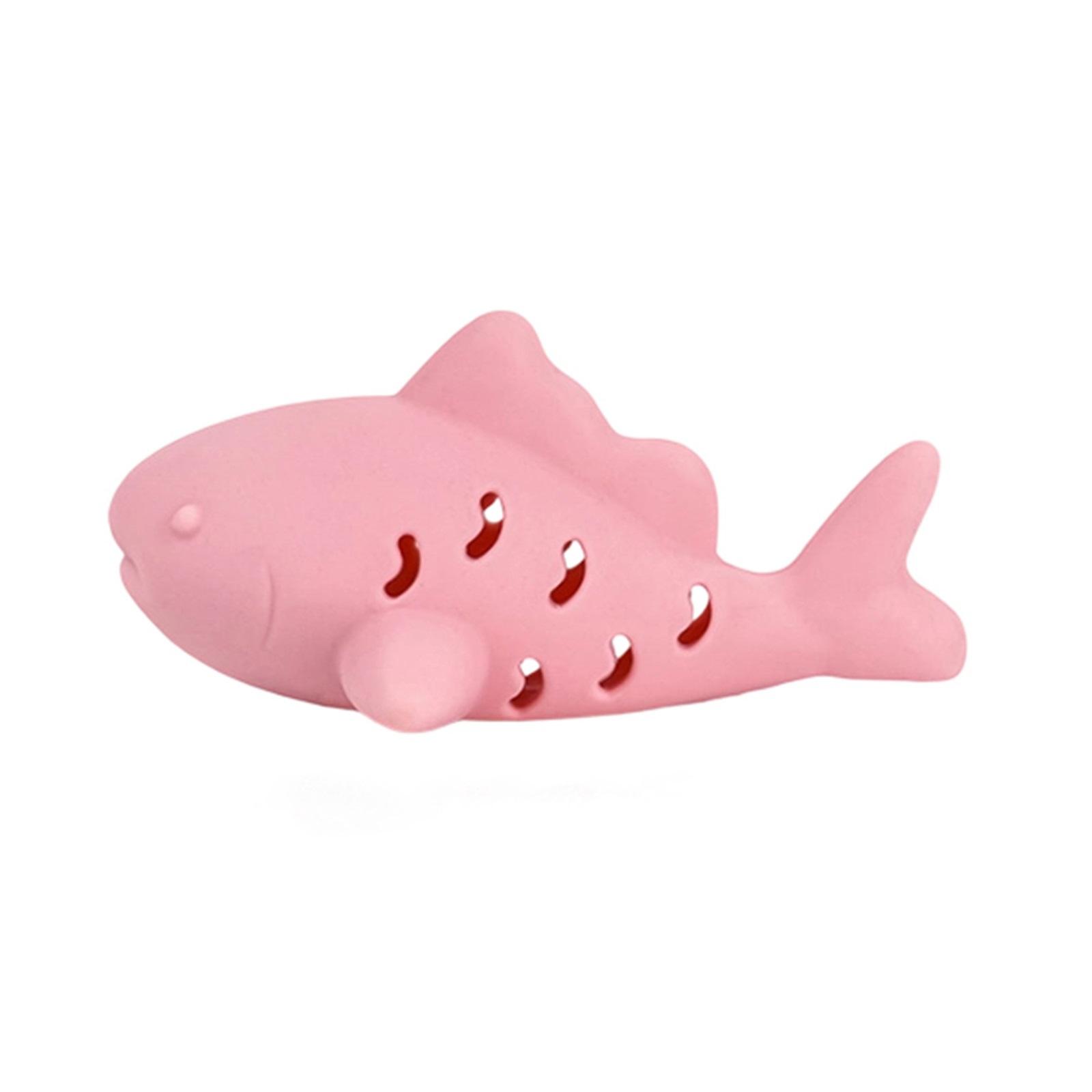 

Fish-Shaped Silicone Cats Toy, Interactive Dispensing Puzzle Toy For Cats, -Resistant Teething Chew Toy With Hollow Design To Release Catnip Scent One Size рожевий