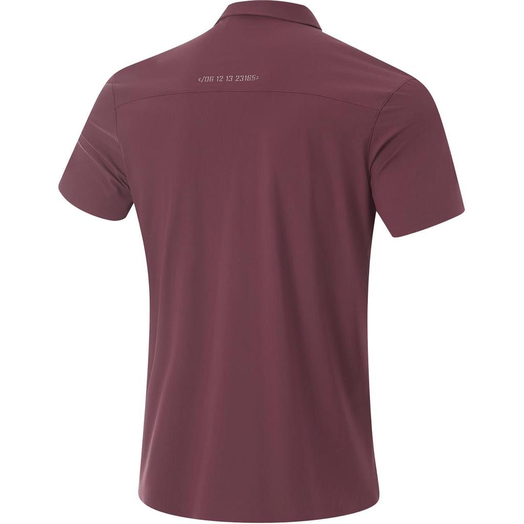 Li Ning Wade Series Solid Color Comfortable Breathable Versatile Casual Short Sleeve Polo Shirt Men Polo Shirts Mixed-Burgundy Purple APLU107-4
