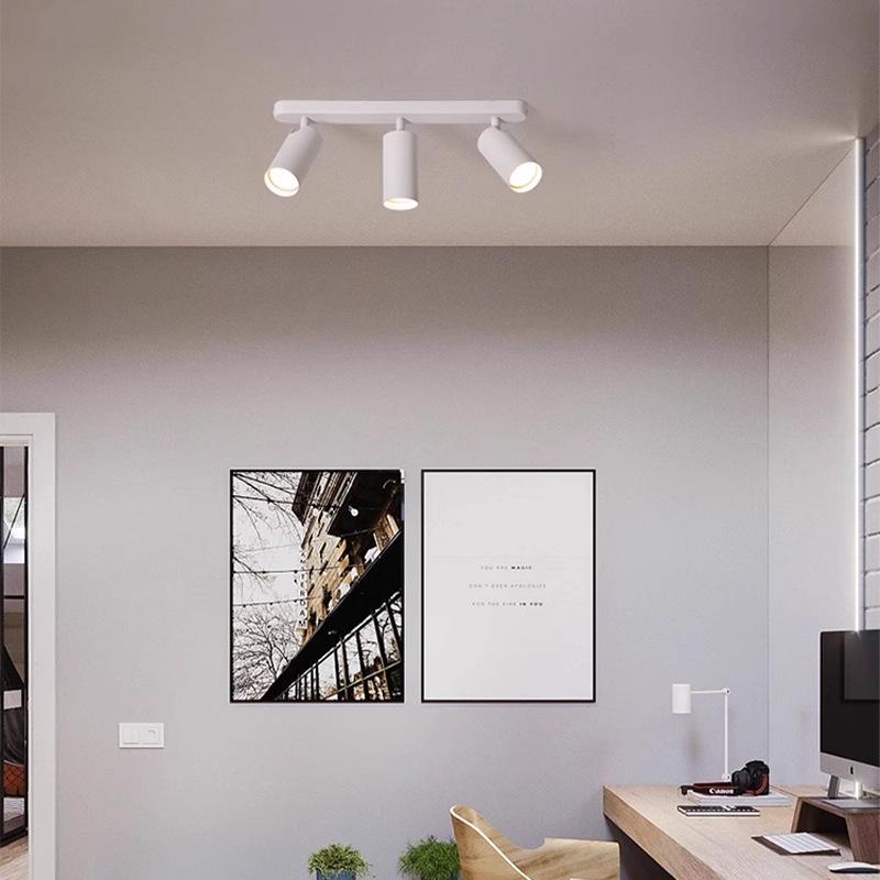 Nordic Rotatable GU10 Surface-Mounted Spotlight for Living Room Corridor