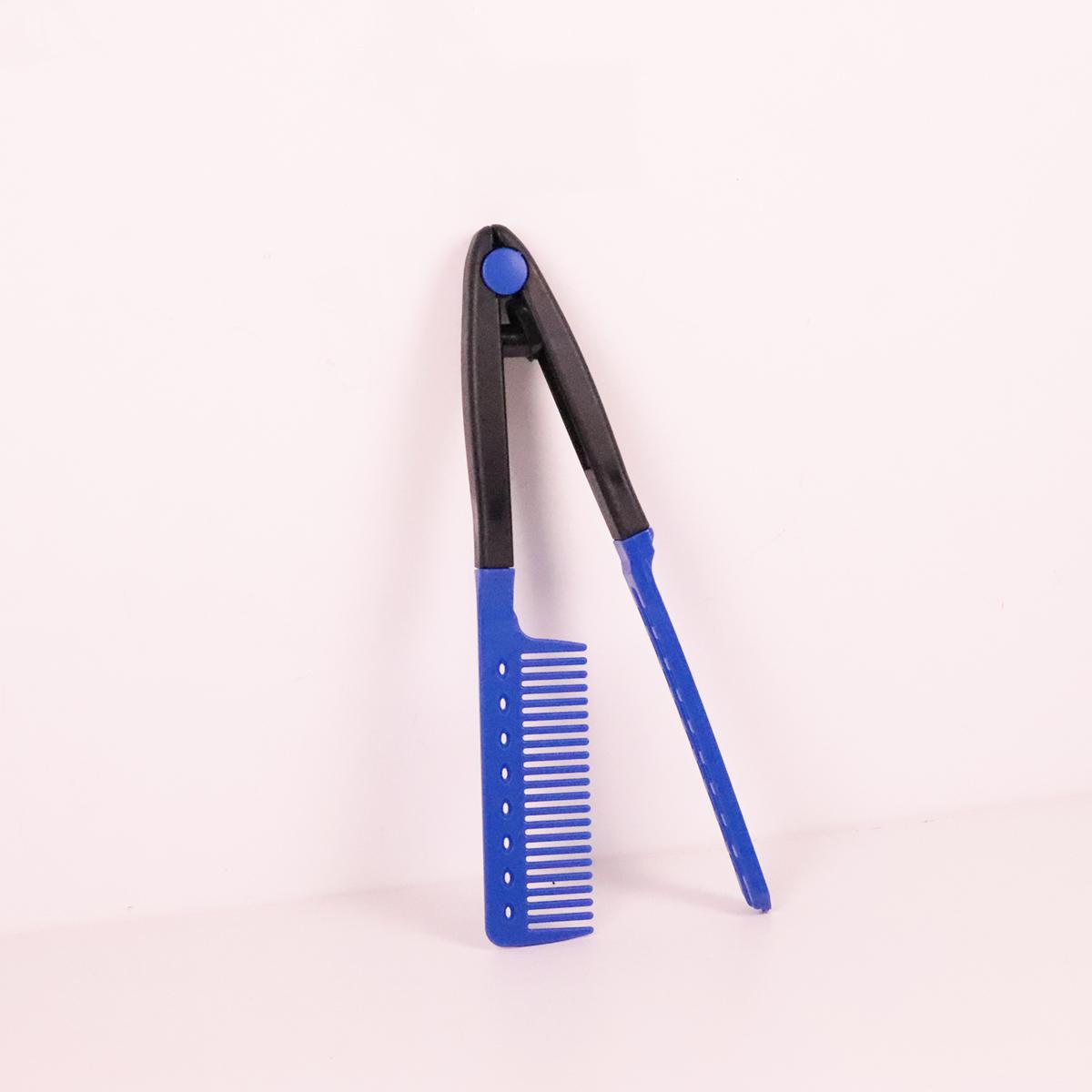 

1piece of V shaped Folding Straight Comb Flat Comb Hair Clip Tool Barber Accessories Hair Comb Special for real hair wigs