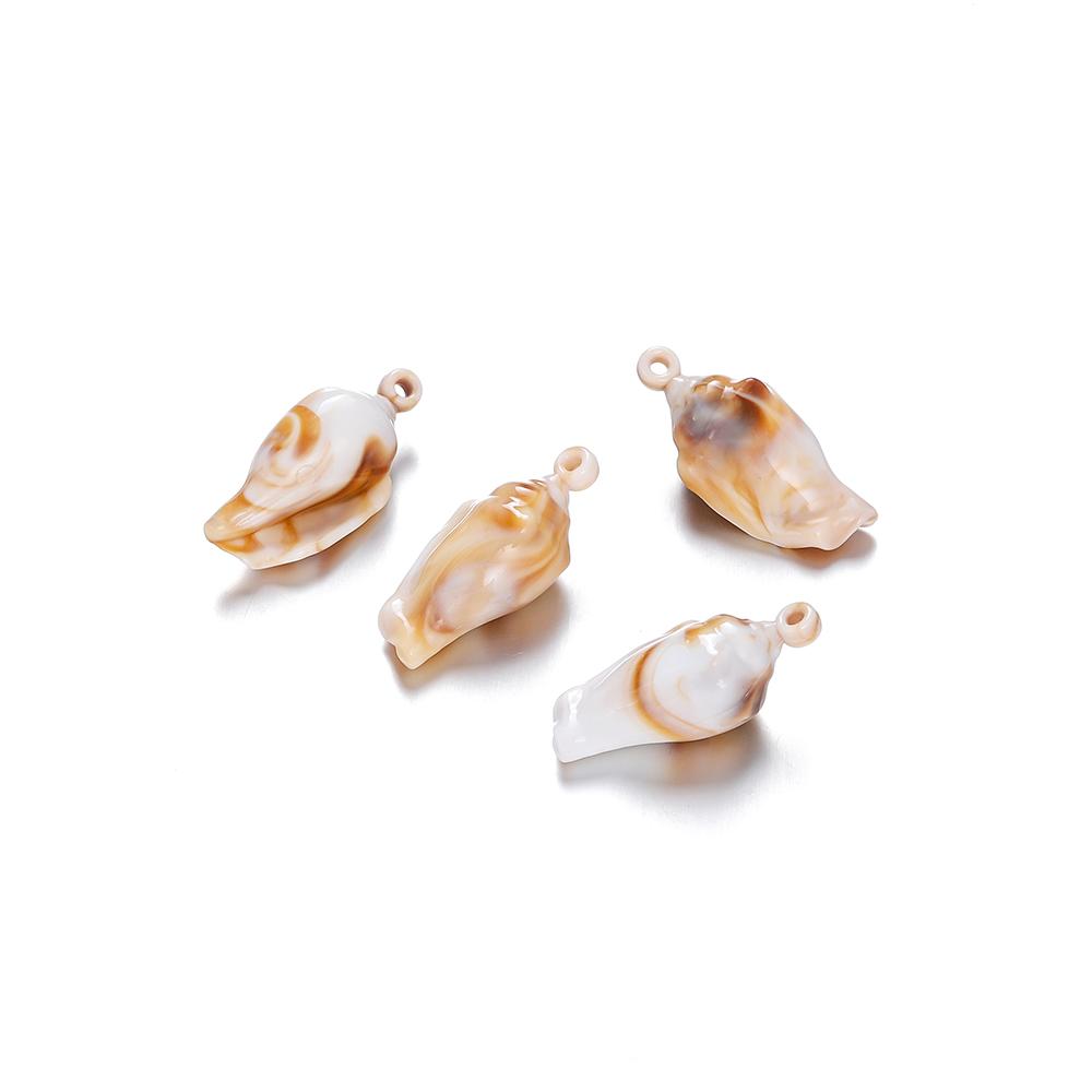 10/20Pcs/Lot Mix Acrylic Shell Conch Starfish Charm Pendants for DIY Women Earring Bracelet Necklace Jewelry Making Accessories