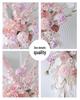 Autumn Pink Artificial Floral Arrangements for Weddings, Birthdays, Banquets, and Events