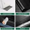 For BMW Mini Cooper S F66 F67 2024 2025 Car Door Sill Stickers Threshold Protector PU Leather Carbon Texture Decals Accessories