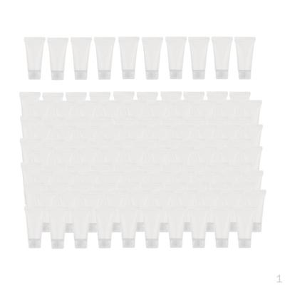 120 Pcs Empty Travel Lotion Bottles Containers Clear W/ Screw Cap