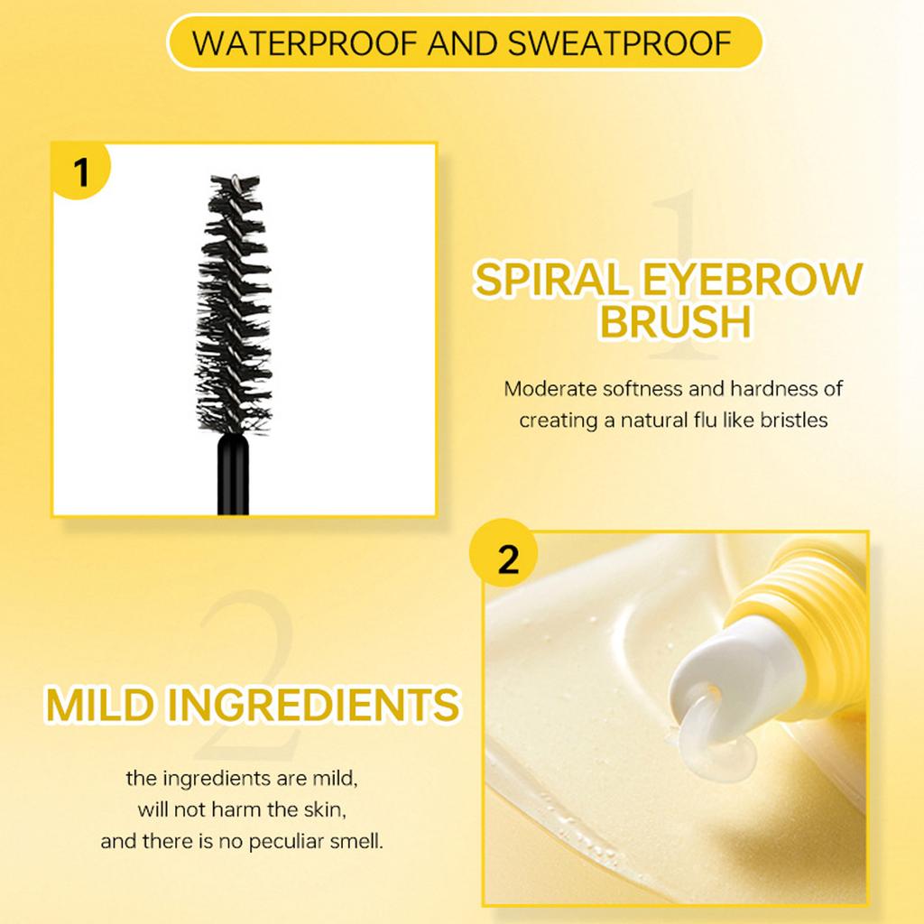 Clear Mascara Eyebrow Laminating Gel, Setting Makeup Gel, , -fading, Brush To Eyebrows And Cover Gray Hair