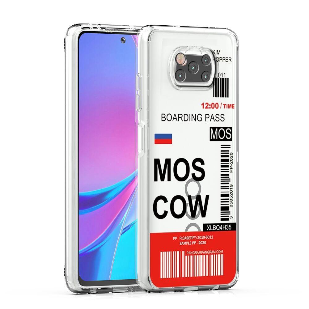 Phone Case For Xiaomi Poco X6 X5 NFC X3 F6 F5 Pro F4 F3 M3 14 13T 12T 12 13 Lite 11 5G Cover World City Travel Ticket New York