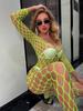 Fishnet Sexy Lingerie Mesh Bodystocking Hollow Out Bodysuit Erotic Temptation Women Underwear