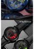 Sanda Cool Men's 3D Hollow Car Wheel Leather Strap Quartz Watch