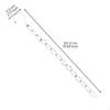 Closet Organizer, Stainless Steel Hanging Chain, SpaceSaving Clothes Rack
