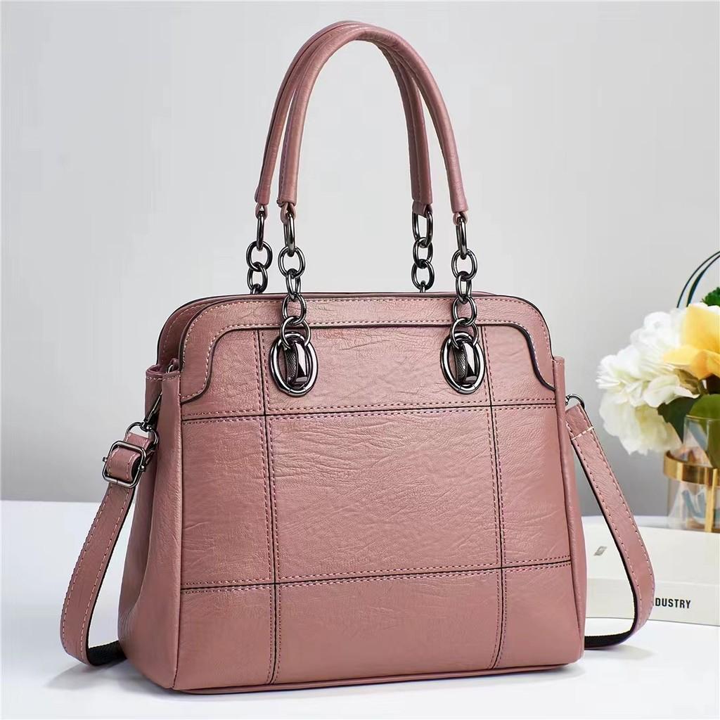 Fashionable New Trendy Pu Bucket Bag For Women Spacious Stylish Handbag In Black Green Pink Burgundy Gray Khaki