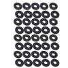 40Pcs Guitar Strap Gasket Bass Belt Button Non Slip Blocks PE Lock Washers Replacement
