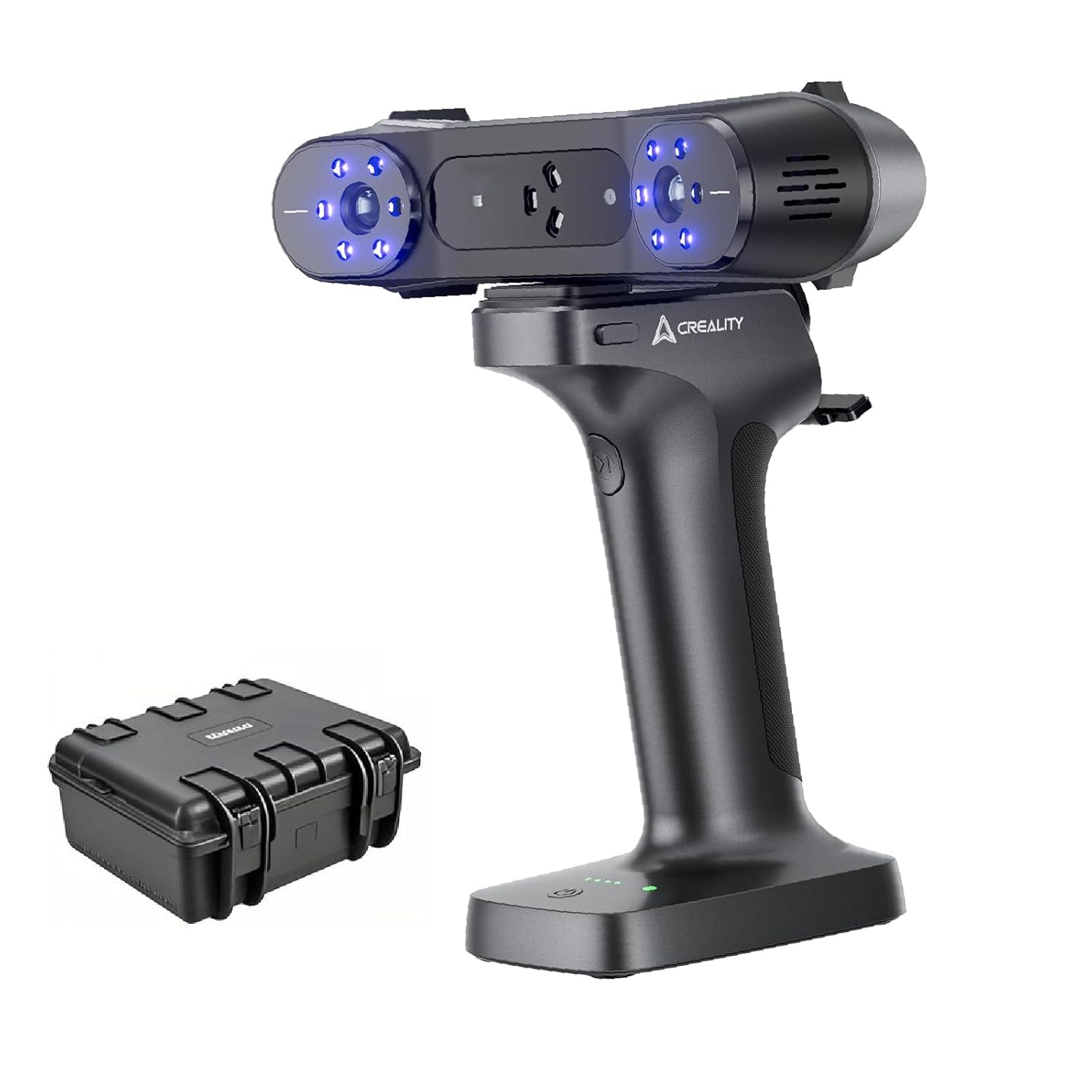 

Creality 3D Scanner Raptor X 3D Scanner, with high precision of 0.02 millimeters, 60FPS scanning speed, and 22+7 blue laser lines.