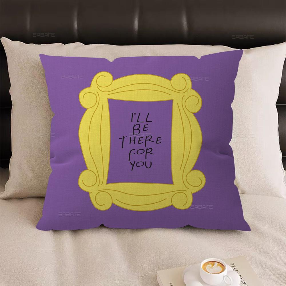 Amerikansk TV-serie Vänner Kudde Kuddöverdrag Örngott Vardagsrum Soffa Heminredning Anpassad