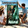 Custom Name Personalized Final Fantasy Print Beach Towel, for Trip Camping Beach Party Home Decor, Birthday Gift for Family & Friends