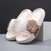 Cartoon Style Black Myth Wukong Kids Slide Sandals For Boys Summer Soft And Comfortable