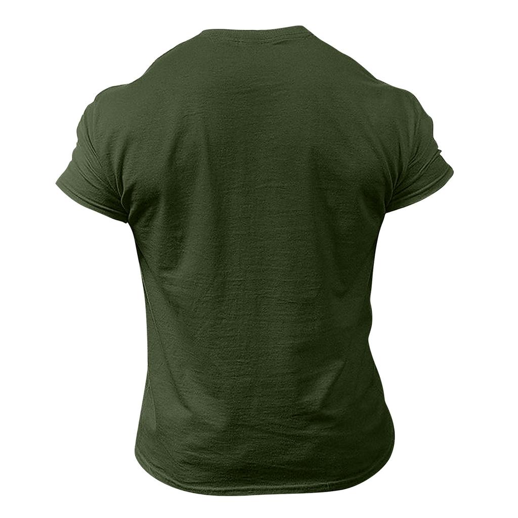 Men's Casual Short Sleeve T-Shirt Vintage Graphic Print Crew Neck Summer Streetwear Tee Lightweight Comfortable Fit