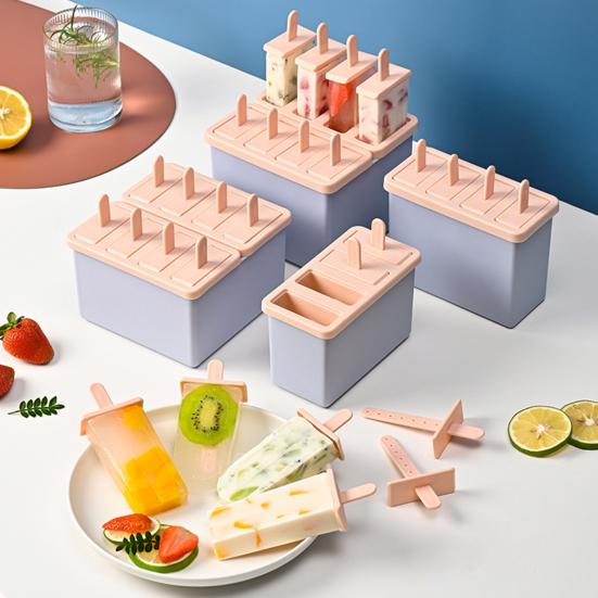 DIY Popsicle Mold with Lid BPA-free Plastic Ice Pop Maker for Homemade Treats Easy Release Dishwasher Safe Fun Summer Kitchen Tool for Kids