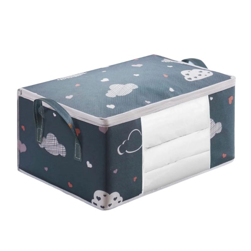 

Foldable Storage Solution for Blankets Blankets Clothes Zippered Bag L