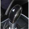 ABS Carbon Fiber Gear Shift Knob Cover for Alfa Romeo Giulia /Stelvio 2017-2019