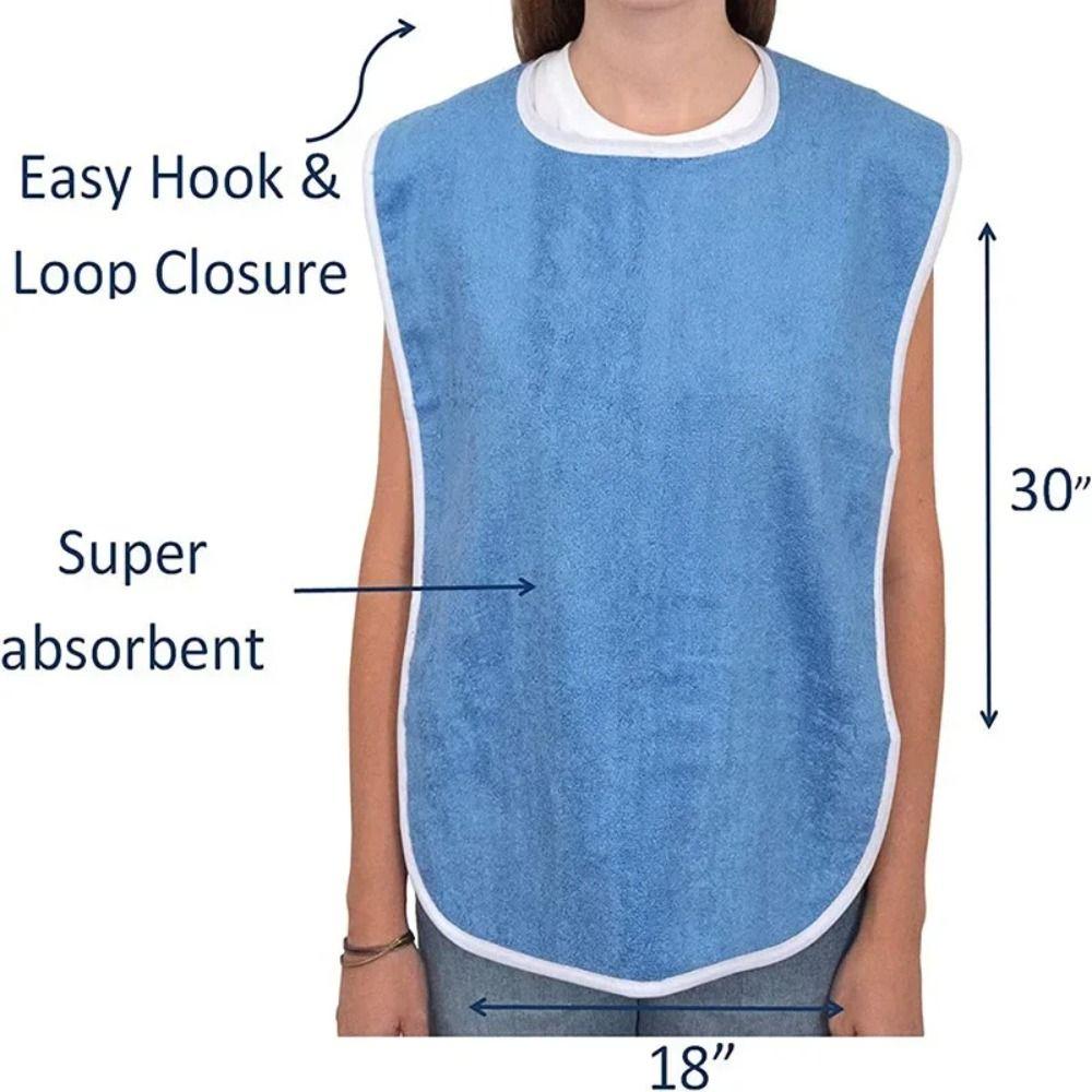 Waterproof Elderly Bib Anti-oil Saliva Towel Rice Pocket Bib  Mess-Free Diet